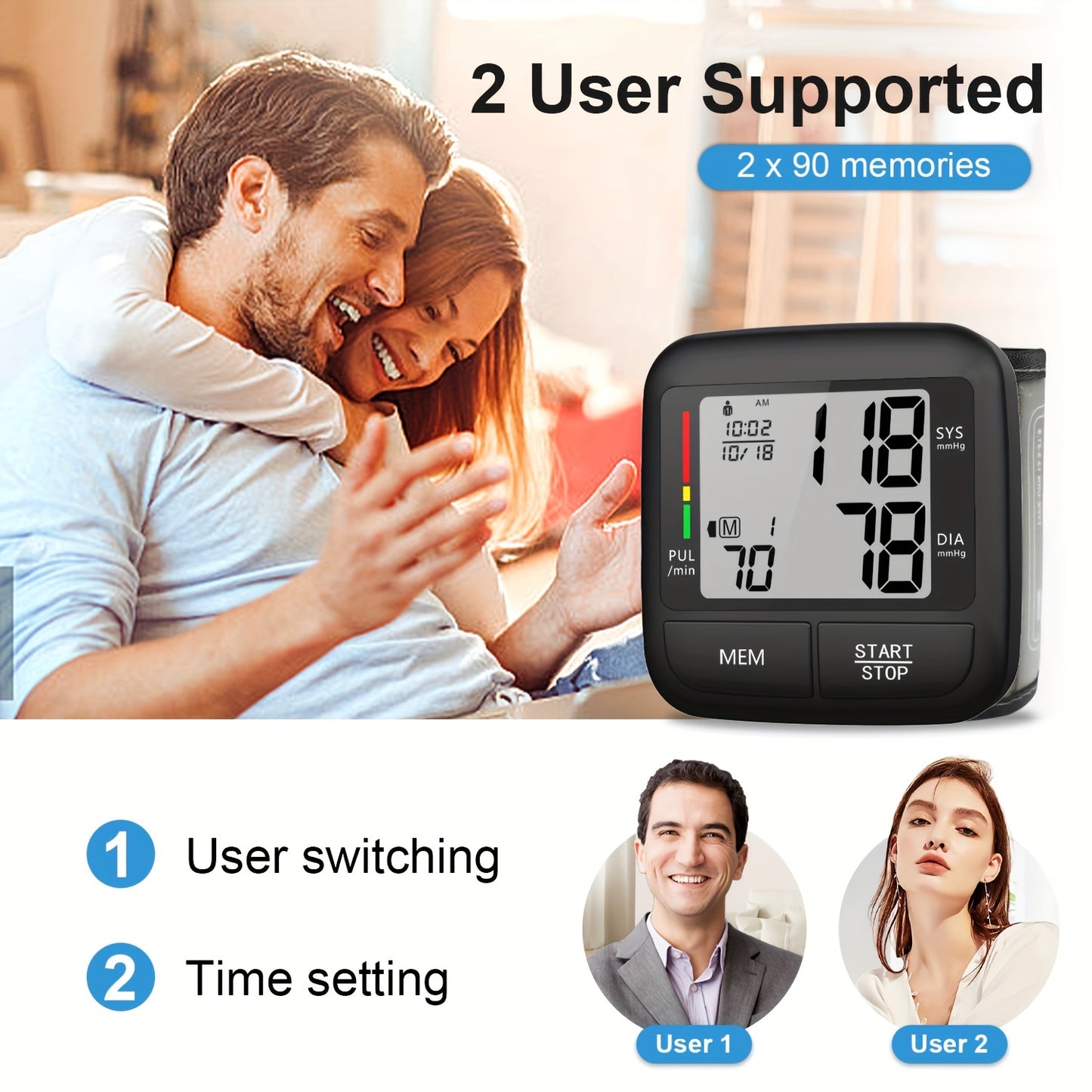 Wrist BP Monitor Pro