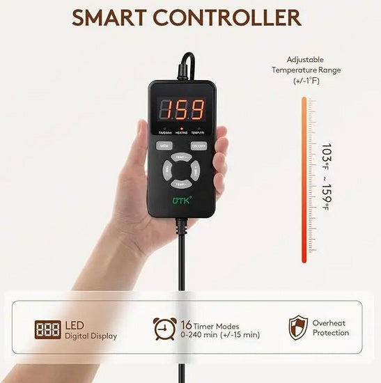 Far Infrared Jade & Tourmaline Heating Pad