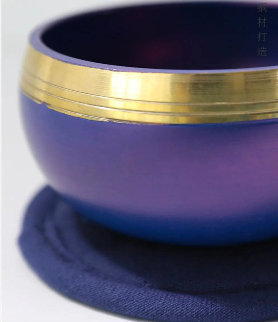 Chakra Copper Tibetan Singing Bowl Set