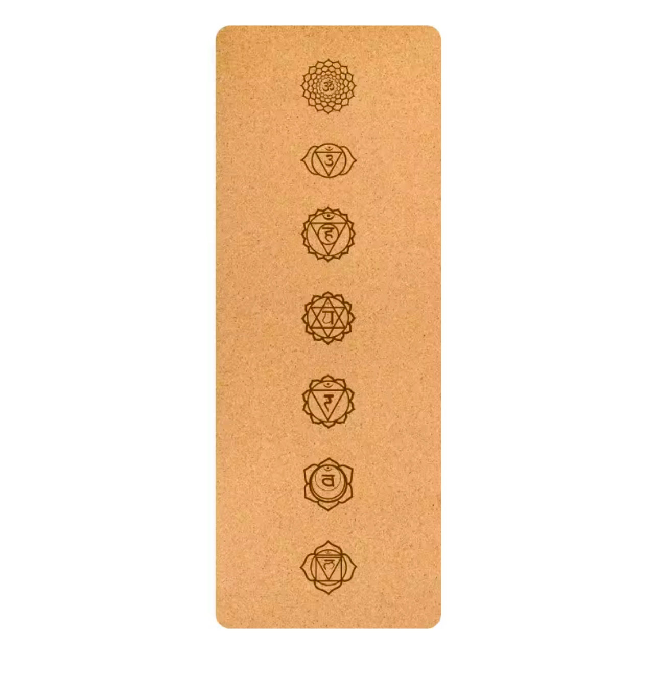 Cork Yoga Mat with Alignment - 5mm
