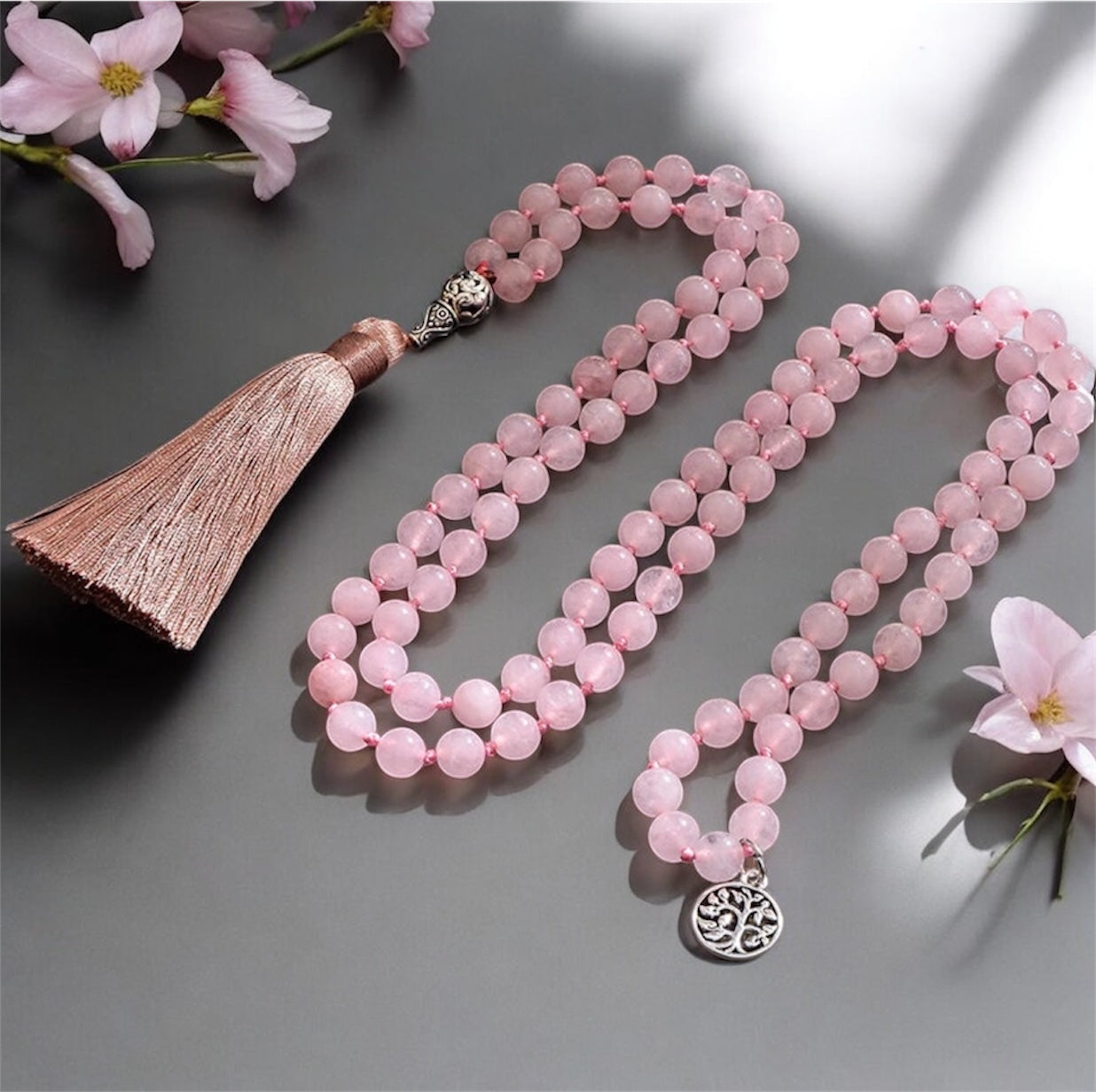 Rose Quartz Japamala