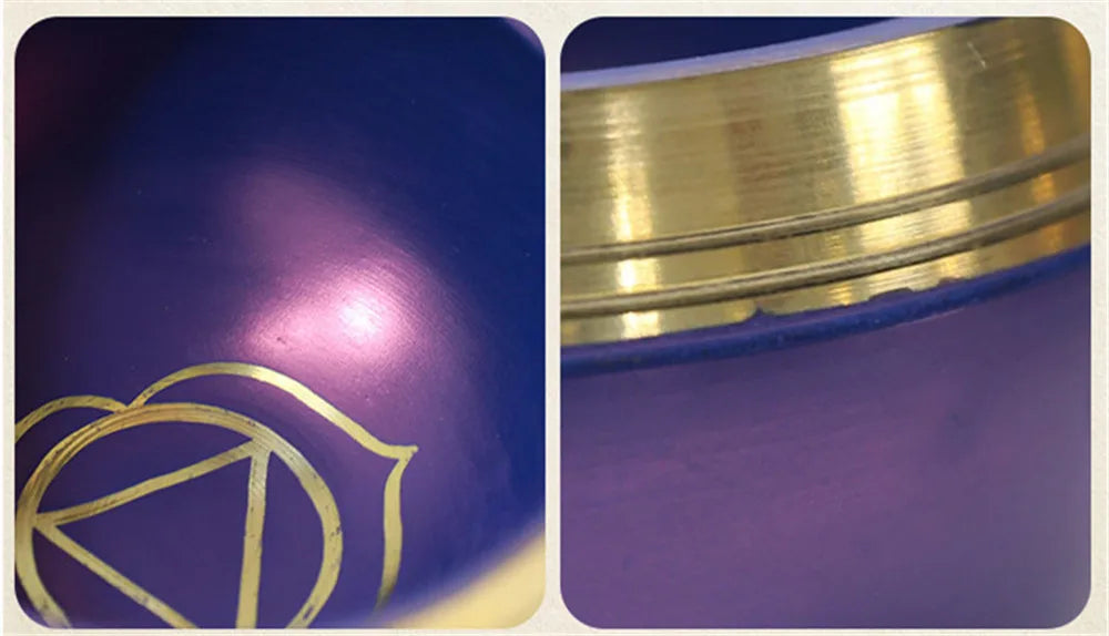 Chakra Copper Tibetan Singing Bowl Set