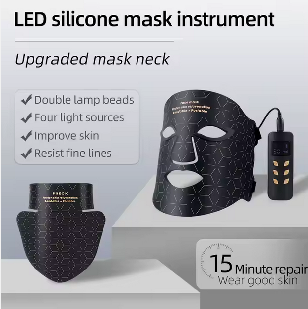 LED Light Face & Neck Mask