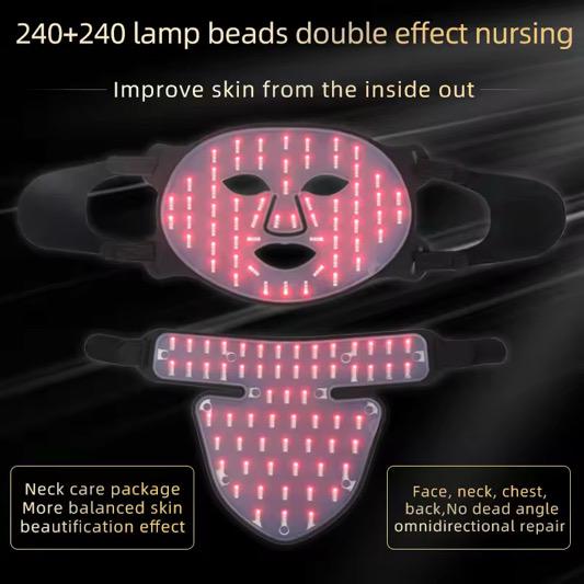 LED Light Face & Neck Mask