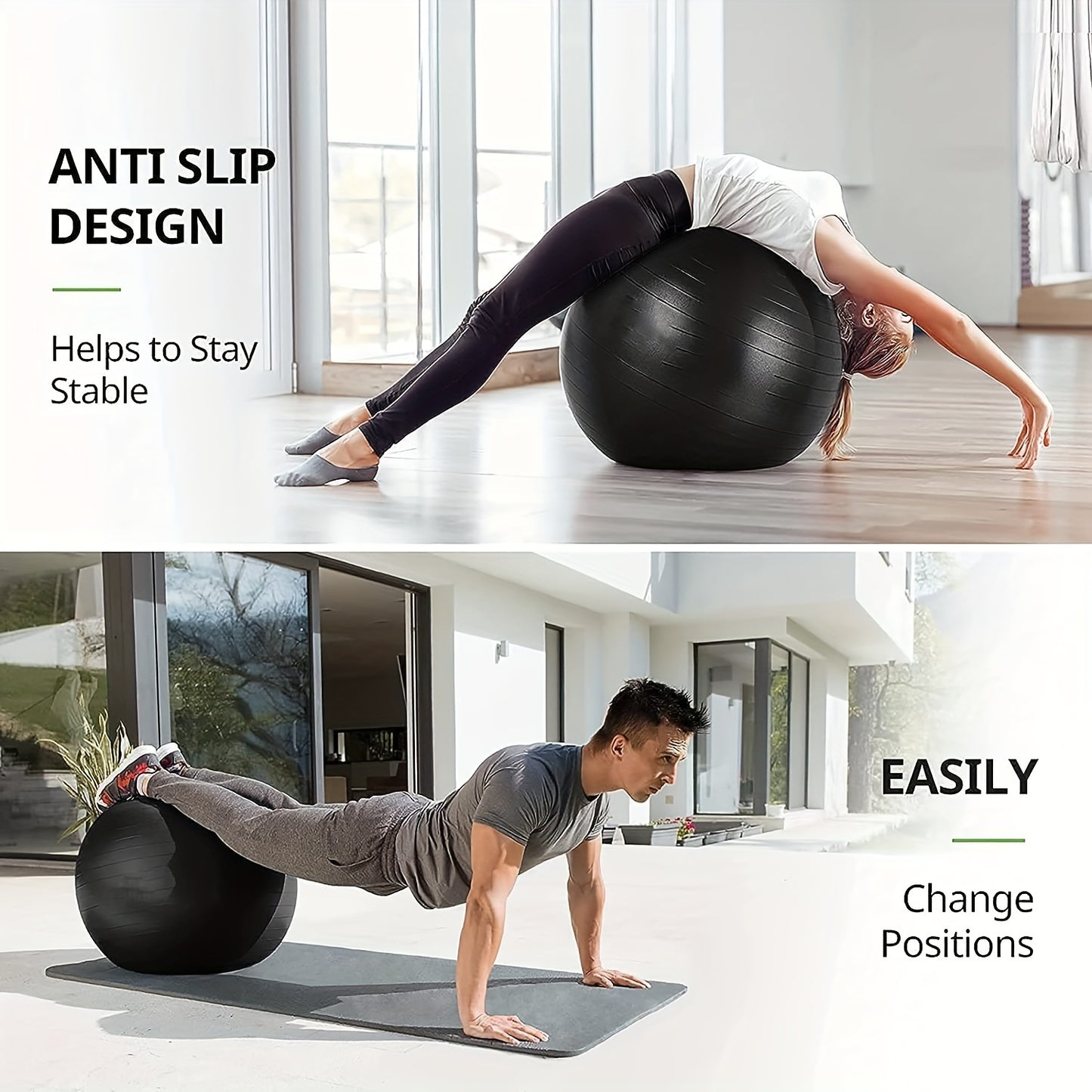 Anti-Burst Yoga Ball