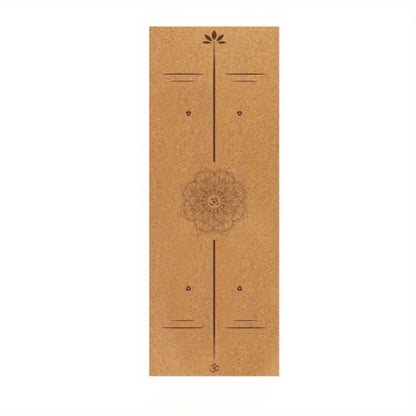 Cork Alignment Yoga Mat – 5mm