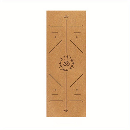 Cork Alignment Yoga Mat – 5mm