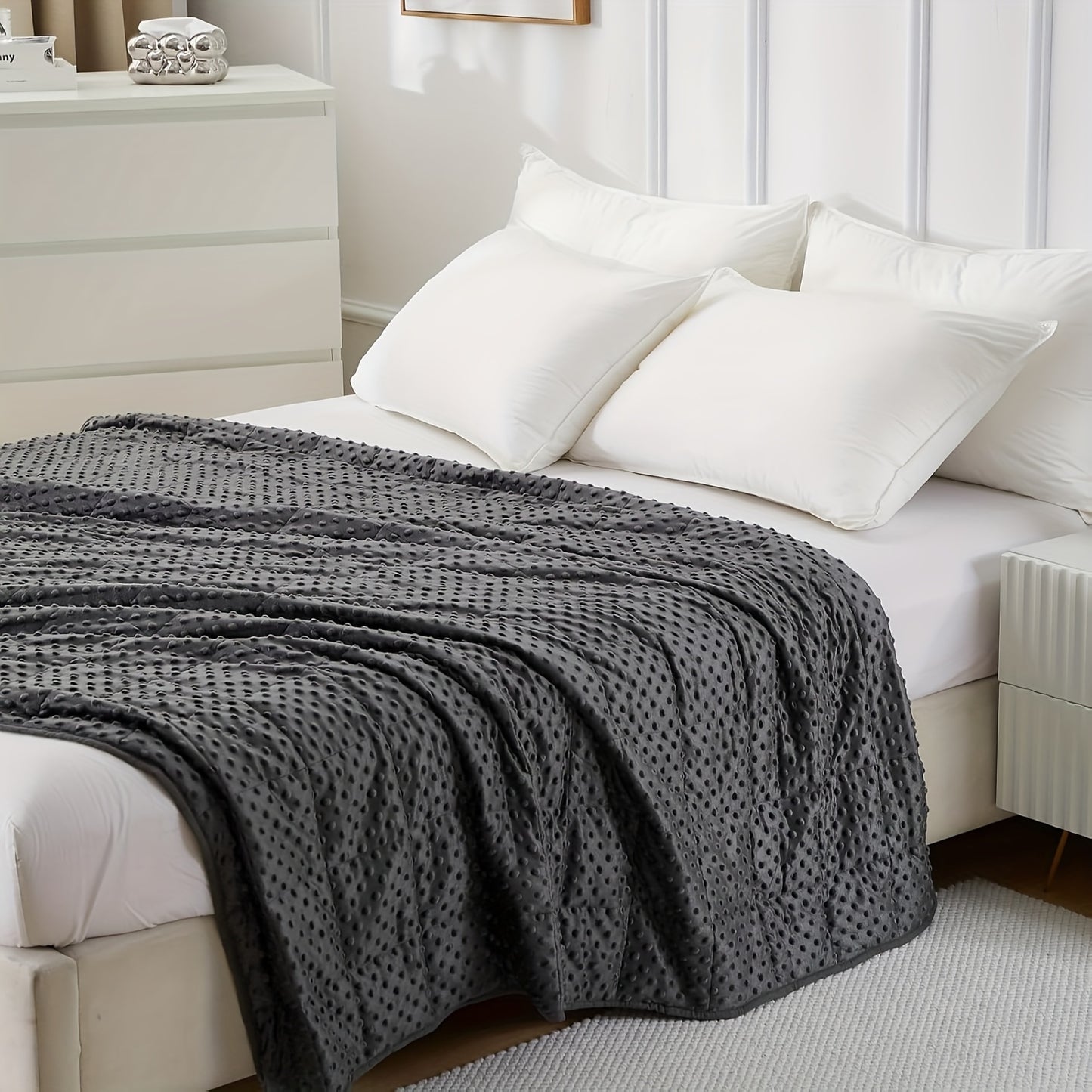 Luxury Bubble Texture Weighted Blanket