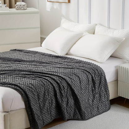 Luxury Bubble Texture Weighted Blanket