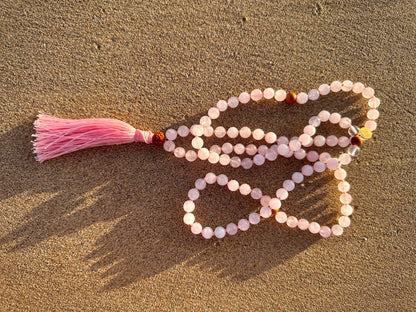 Rose Quartz Japamala