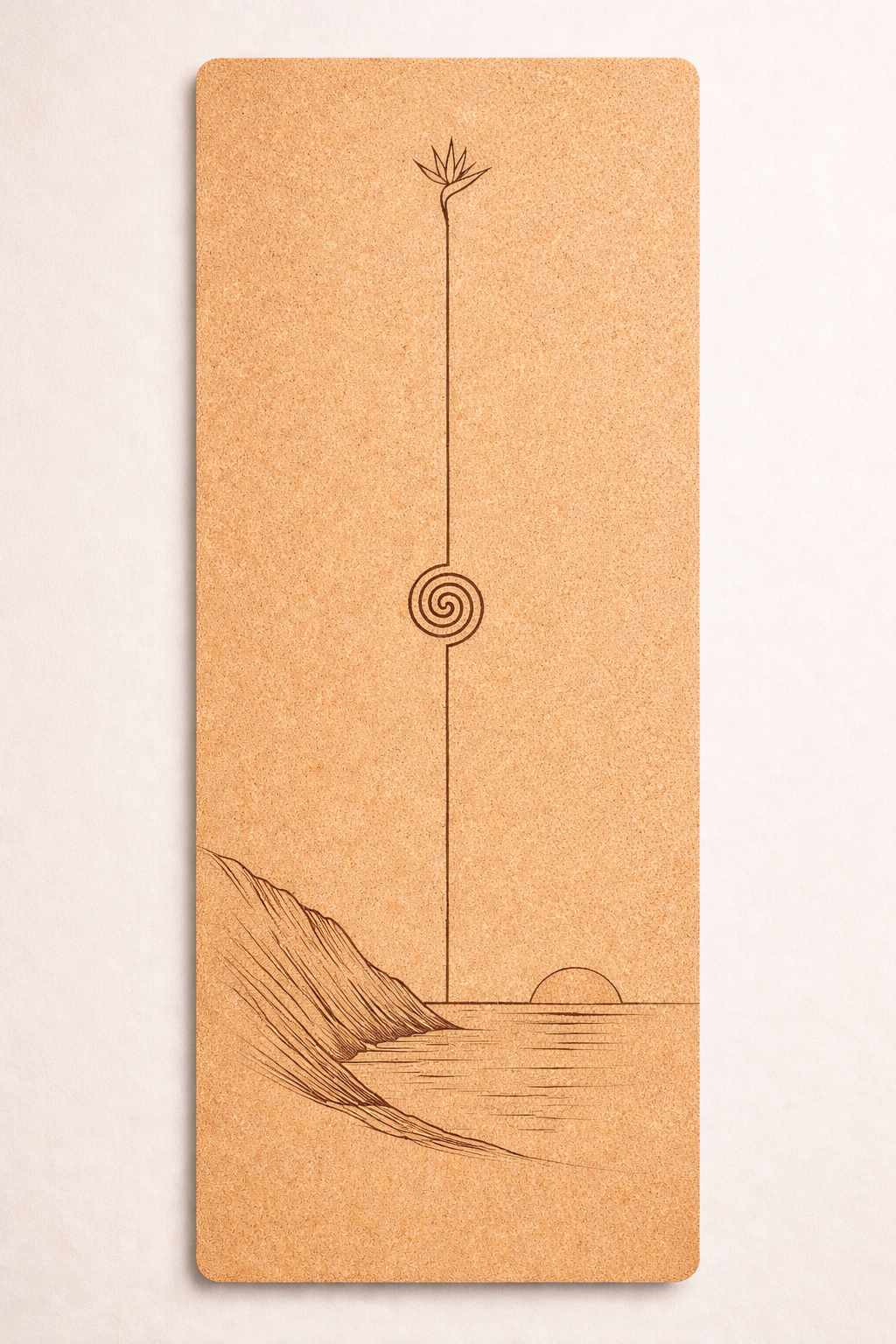 Atlantic Soul - Cork Yoga Mat