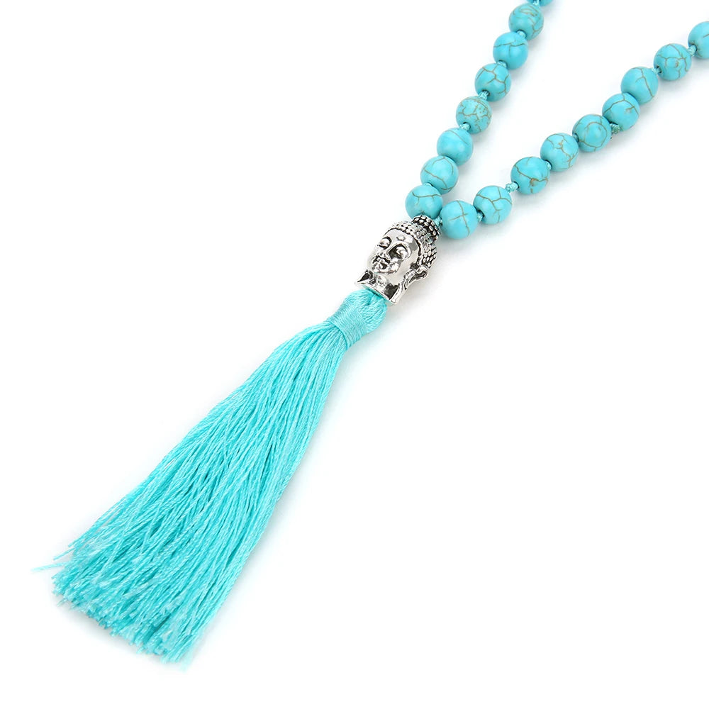 Blue Turquoise Japamala