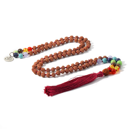 Rudraksha & Seven Chakra Japamala