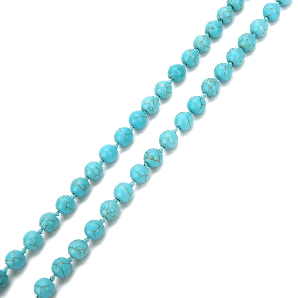 Blue Turquoise Japamala