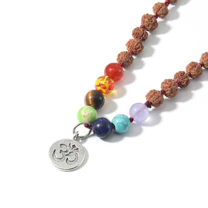 Rudraksha & Seven Chakra Japamala