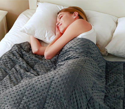 Luxury Bubble Texture Weighted Blanket
