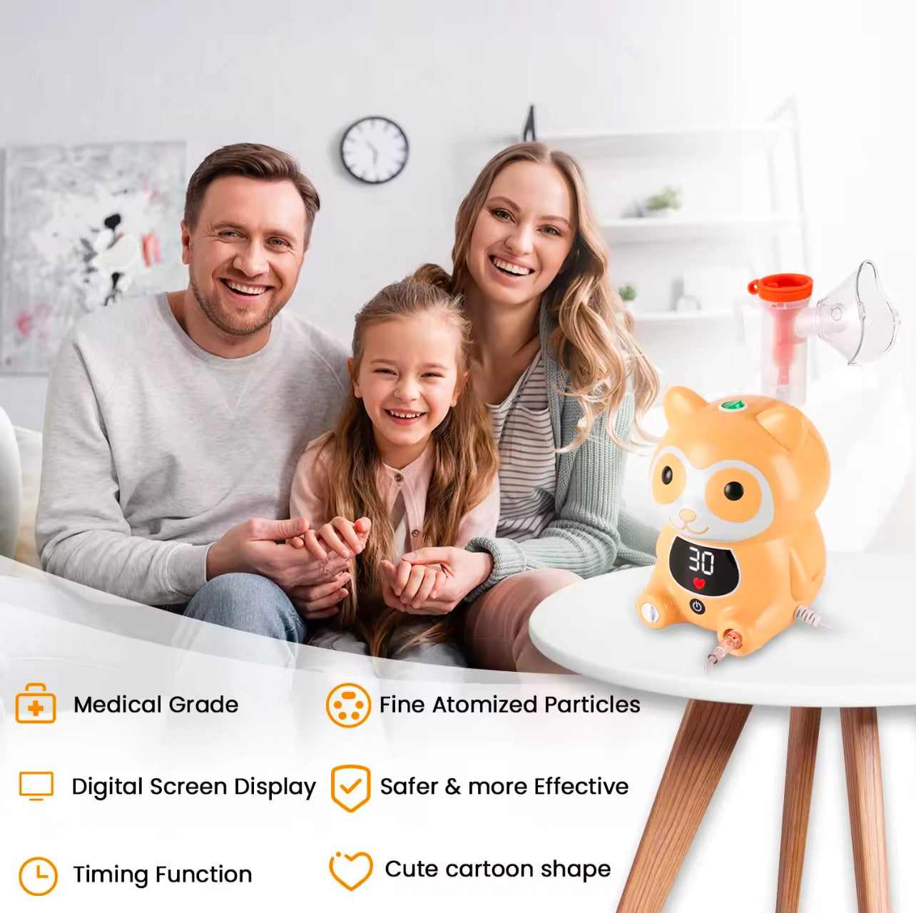 Raccoon Nebulizer with Smart Timer