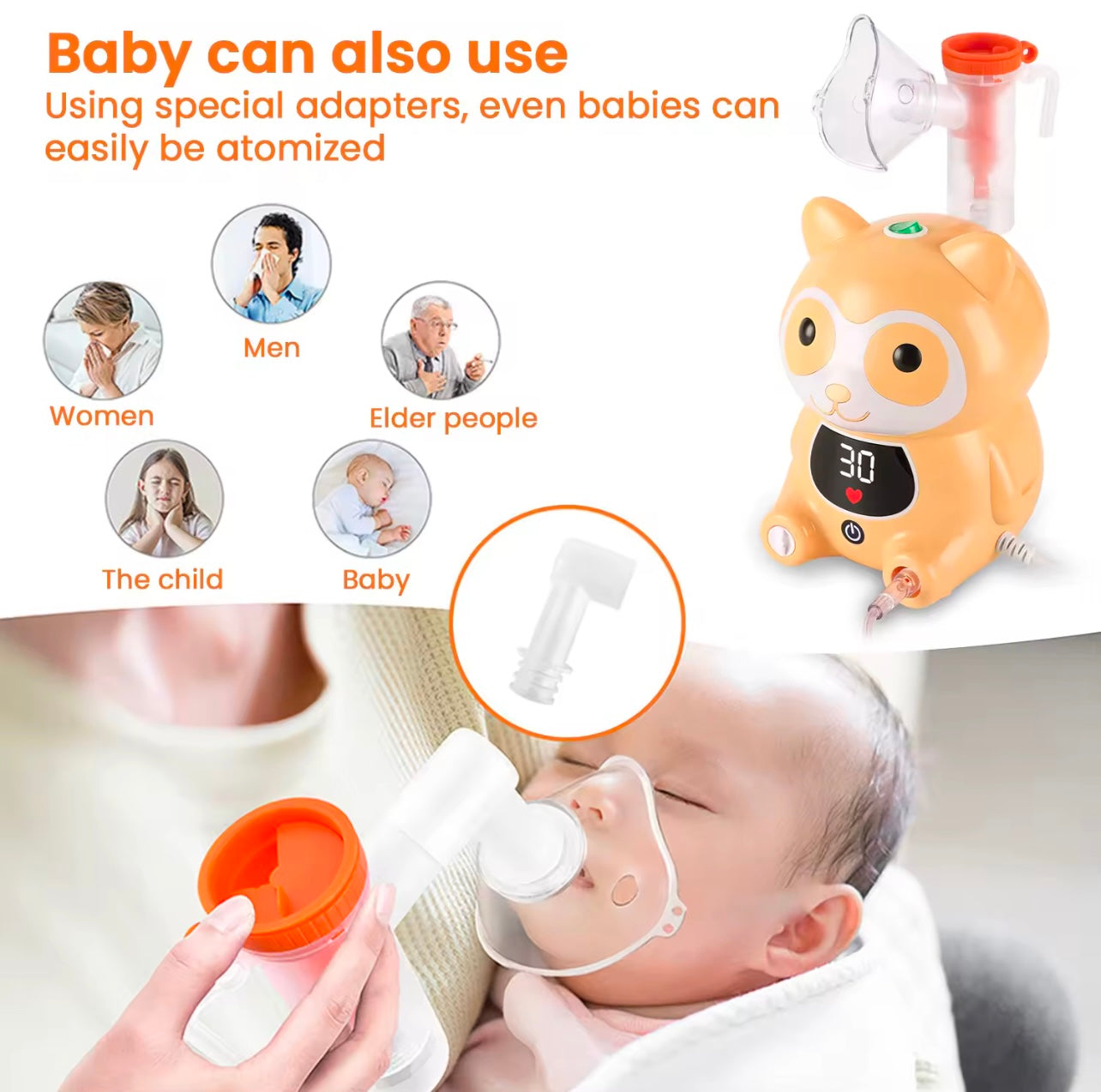 Raccoon Nebulizer with Smart Timer