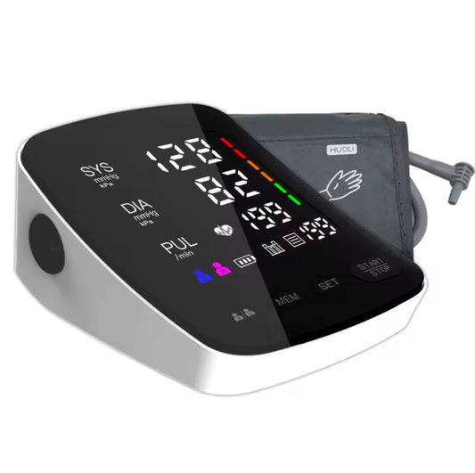 Curved LED Smart Blood Pressure Monitor