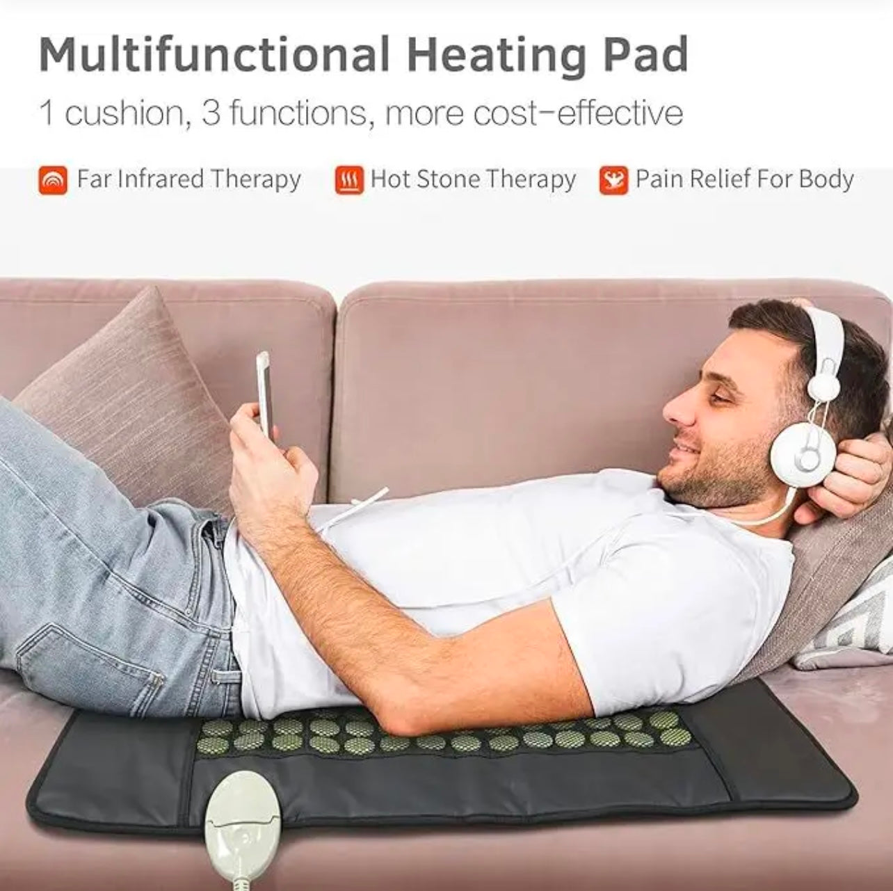 Far Infrared Jade Stone Heating Pad