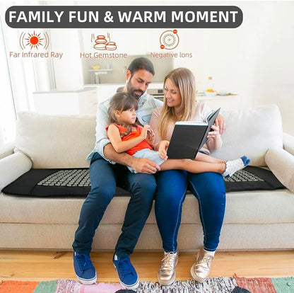 Full-Body Infrared Heating Pad with Natural Jade Stones