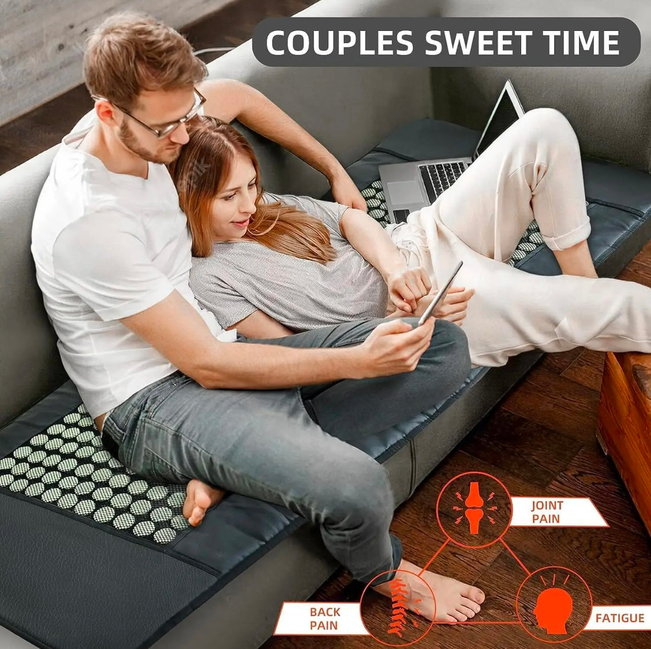 Full-Body Infrared Heating Pad with Natural Jade Stones