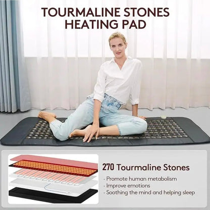 Full-Body Tourmaline Infrared Heating Pad for Pain Relief