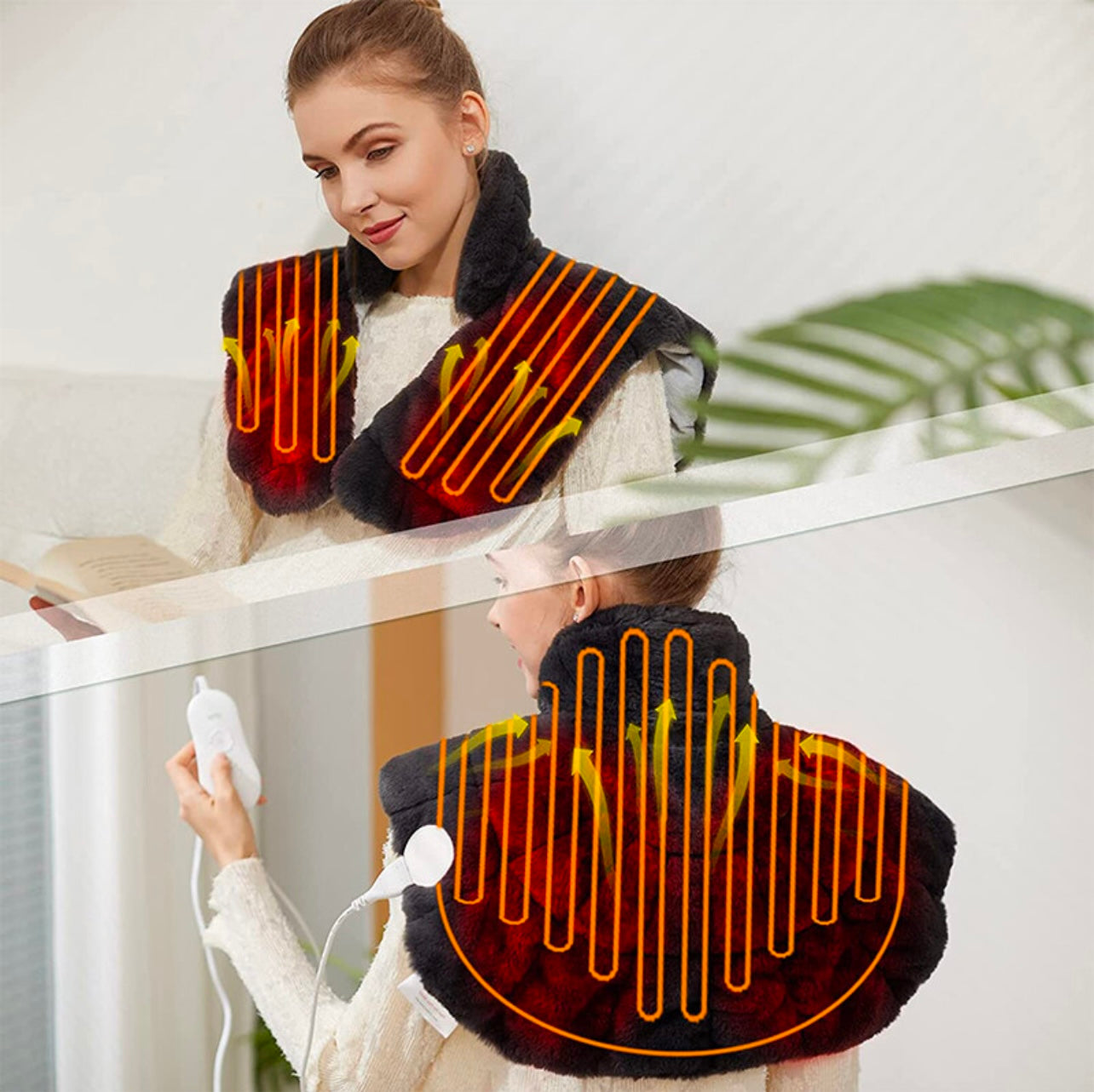 Weighted Heating Wrap for Neck & Shoulders