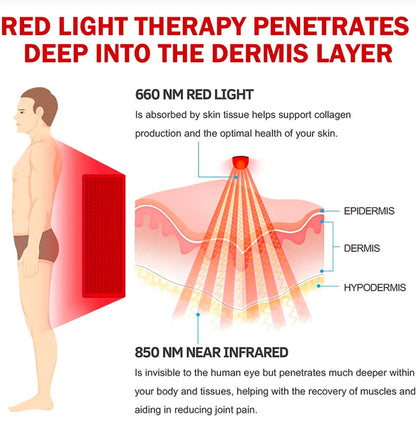 Red & Infrared Light Therapy Wrap