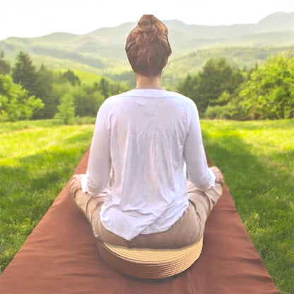 Handcrafted Linen Meditation Cushion