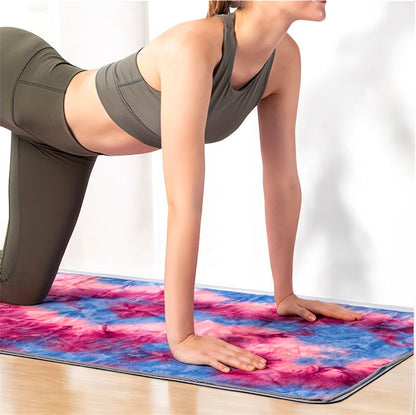 Tie-Dye Non-Slip Yoga Towel
