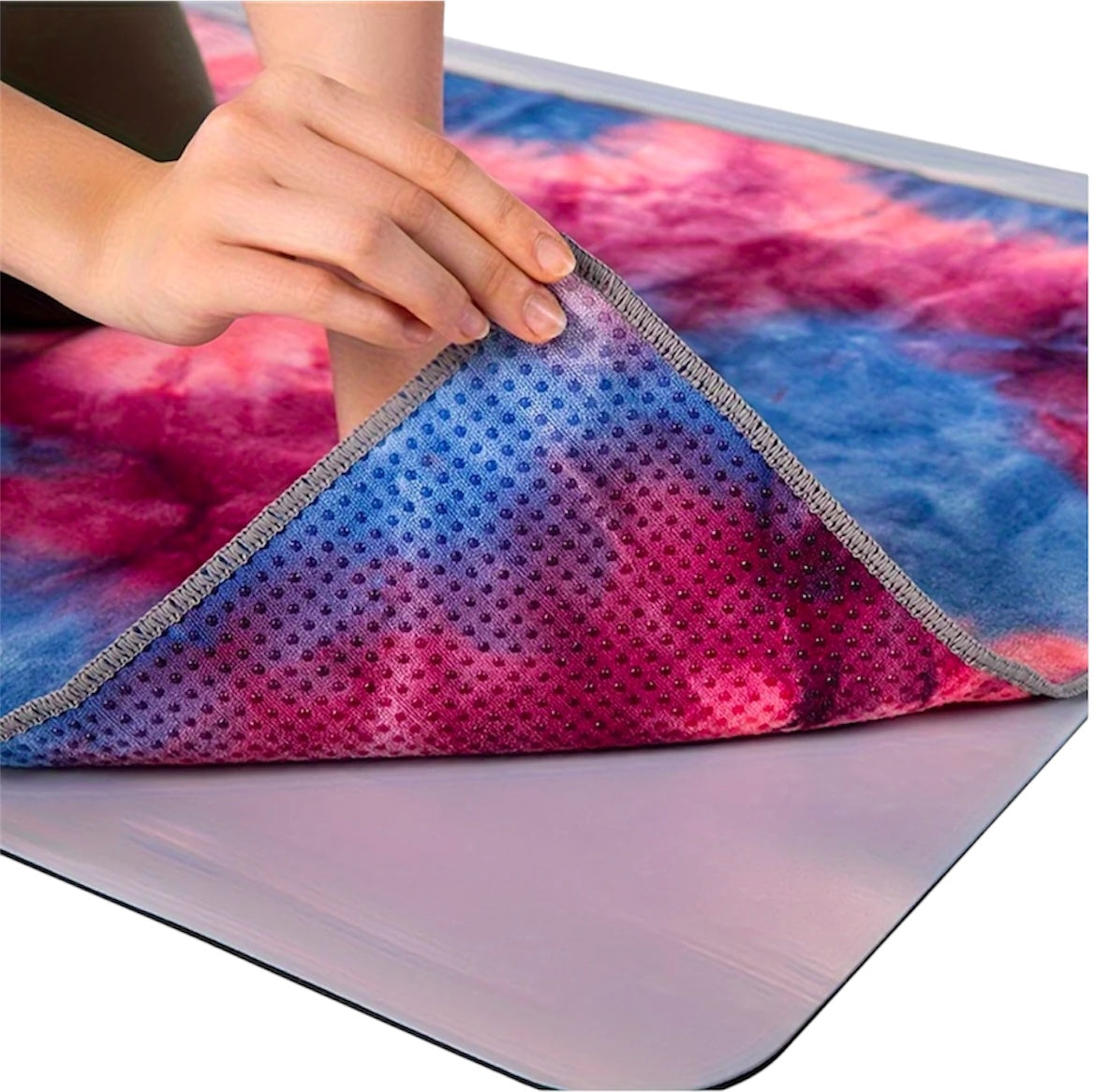 Tie-Dye Non-Slip Yoga Towel