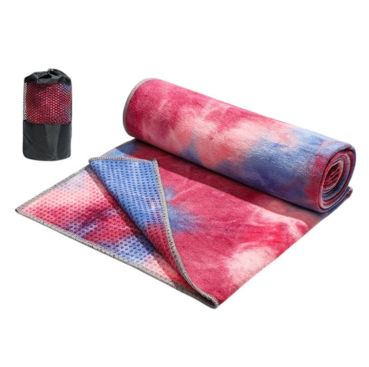 Tie-Dye Non-Slip Yoga Towel