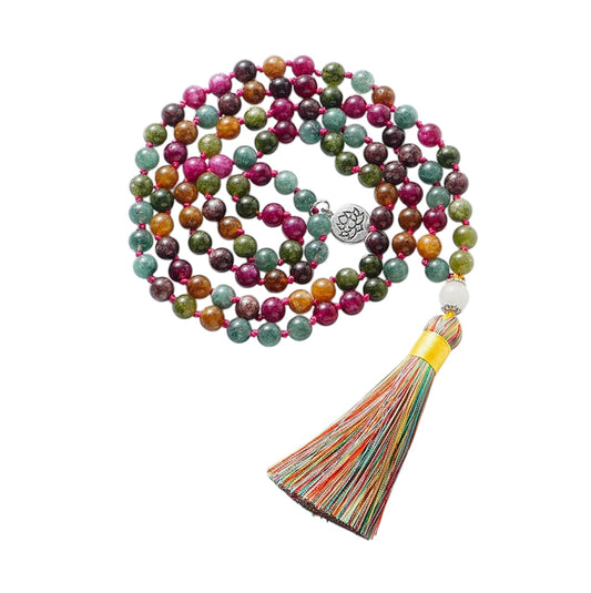 Colorful Tourmaline Japamala