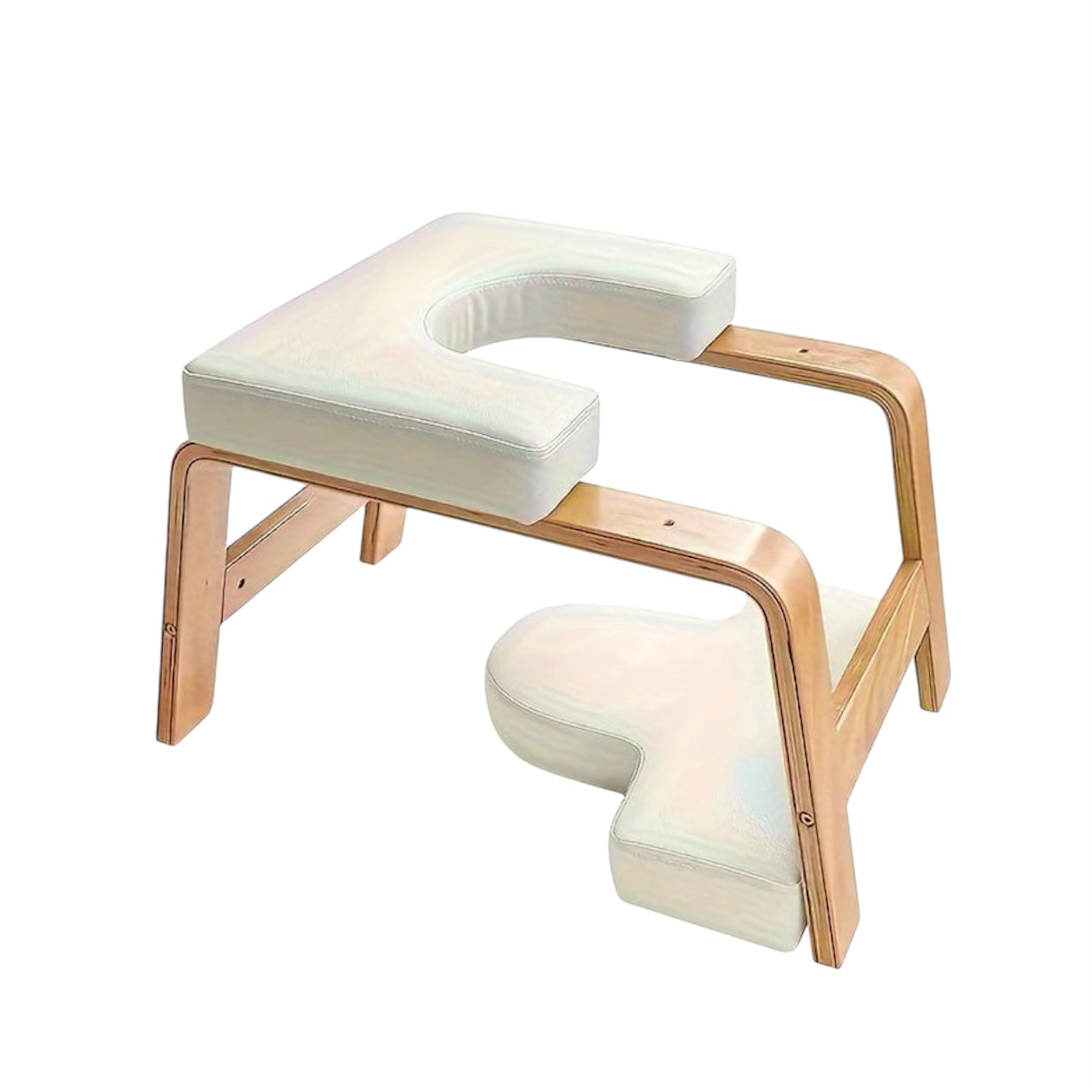 Wooden Yoga Headstand Bench