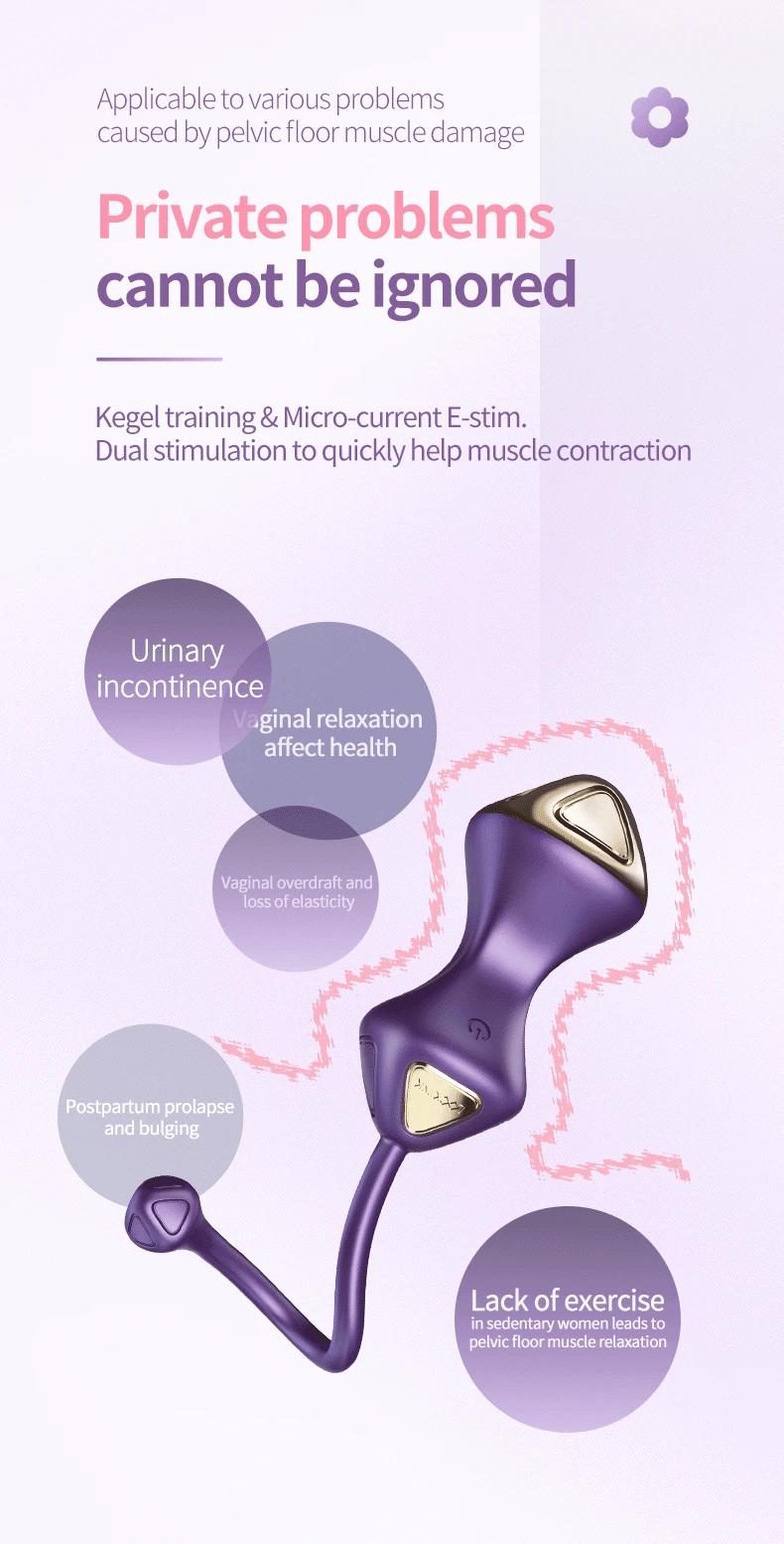 E-Stim Vibration Kegel Ball with Electric Shock