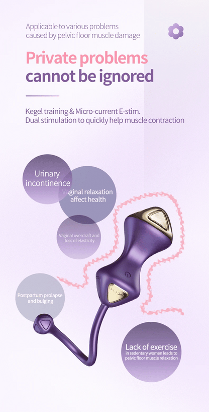 E-Stim Vibration Kegel Ball with Electric Shock