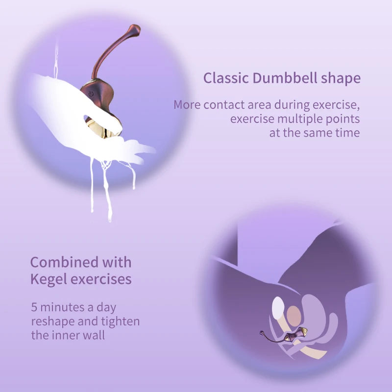 E-Stim Vibration Kegel Ball with Electric Shock