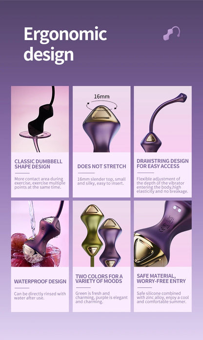 E-Stim Vibration Kegel Ball with Electric Shock