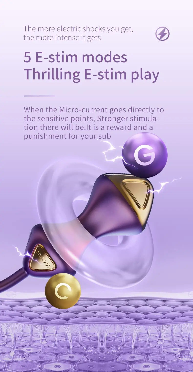 E-Stim Vibration Kegel Ball with Electric Shock