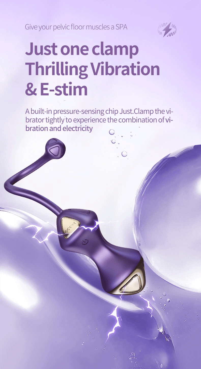 E-Stim Vibration Kegel Ball with Electric Shock