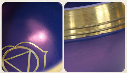 Chakra Copper Tibetan Singing Bowl Set