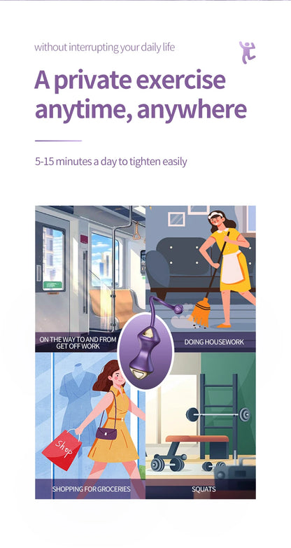 E-Stim Vibration Kegel Ball with Electric Shock