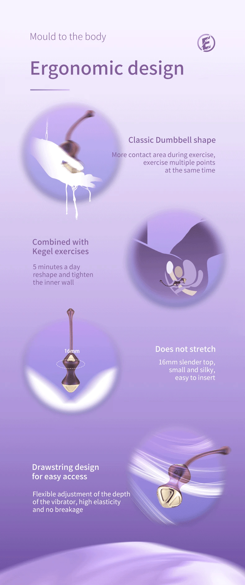 E-Stim Vibration Kegel Ball with Electric Shock