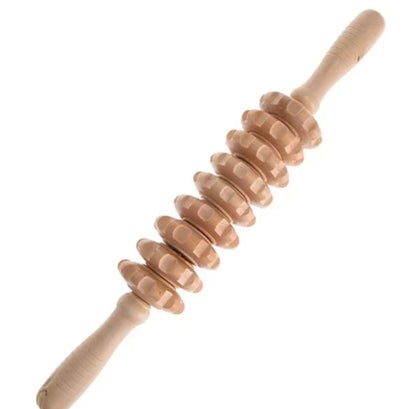 Roller Wooden Handheld Massager