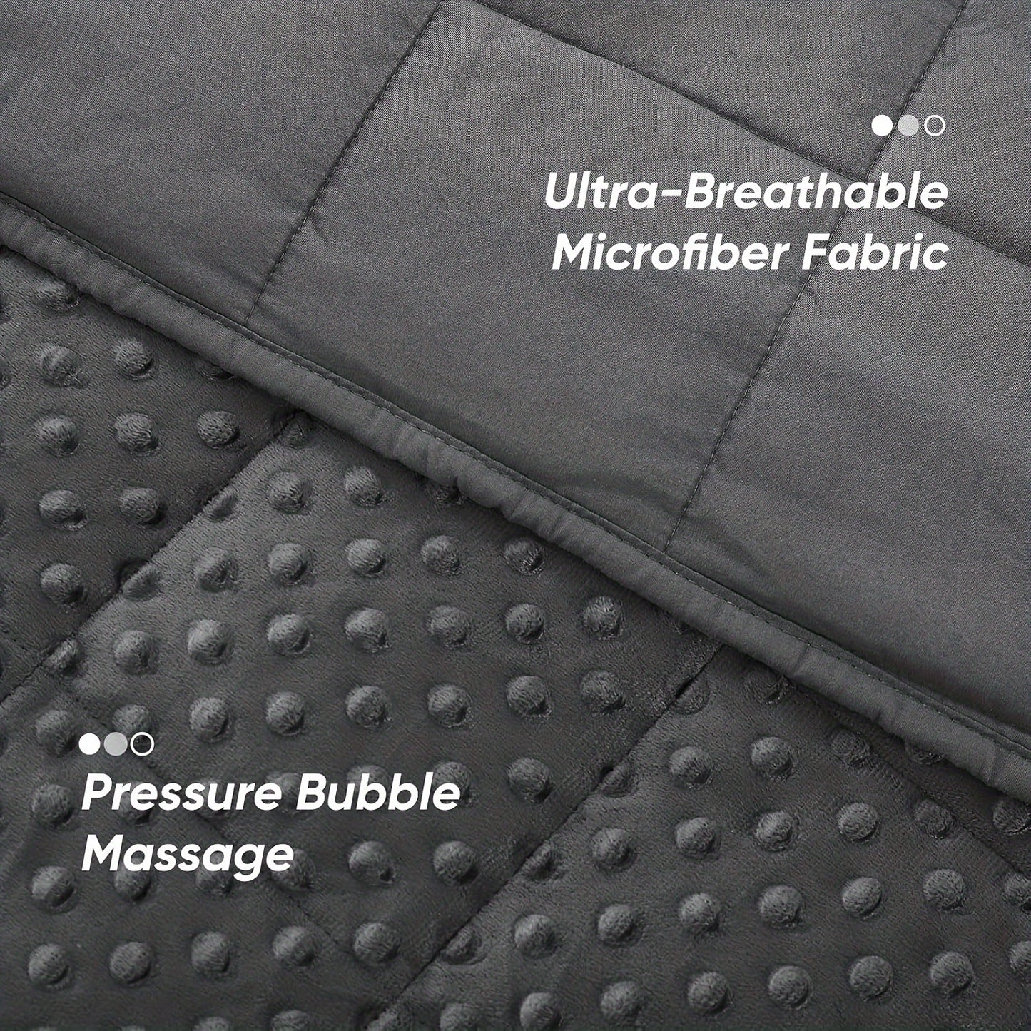 Luxury Bubble Texture Weighted Blanket